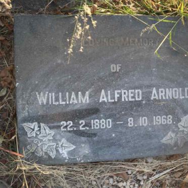 ARNOLD William Alfred 1880-1968