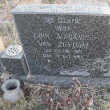 ZUYDAM Dirk Adrianus, van 1887-1965 & Johanna Catharina BARKHUIZEN 1890-1967_3