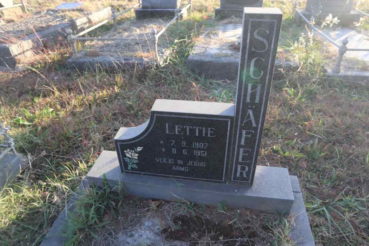 SCHAFER Lettie 1907-1951