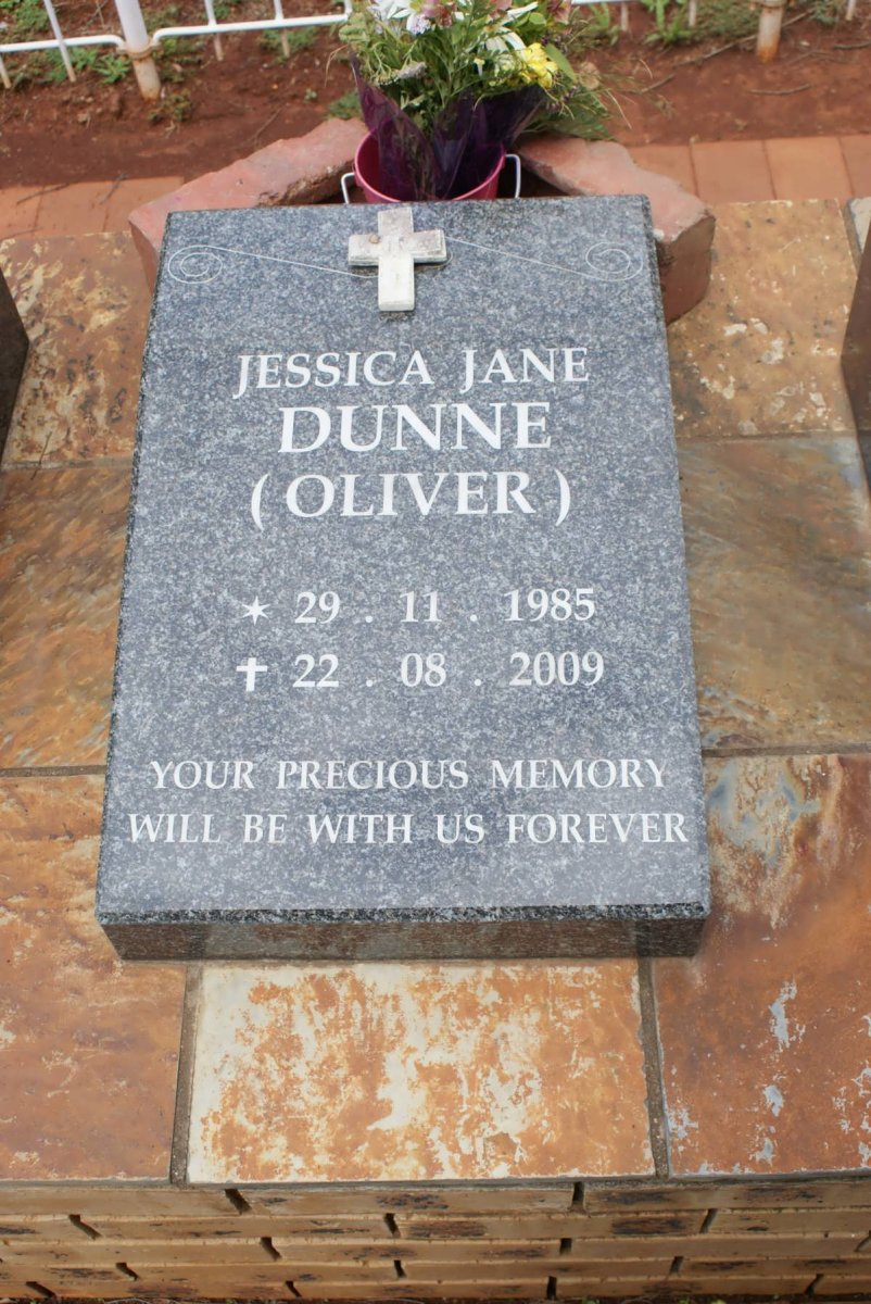 DUNNE Jessica Jane nee OLIVER 1985-2009