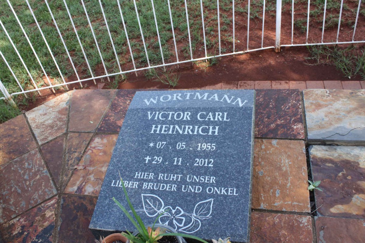WORTMANN Victor Carl Heinrich 1955-2012