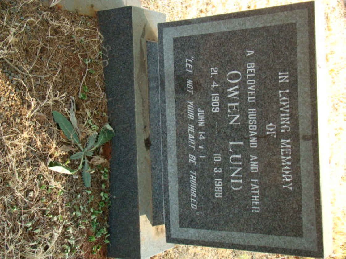 LUND Owen 1909-1988
