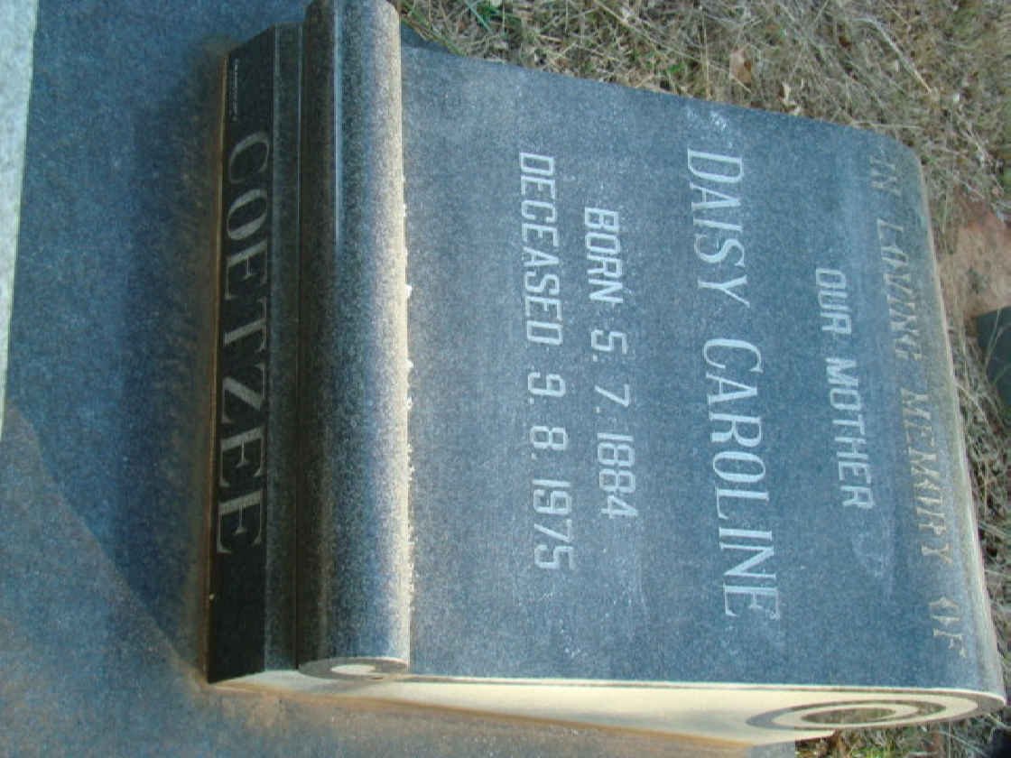 COETZEE Daisy Caroline 1884-1975