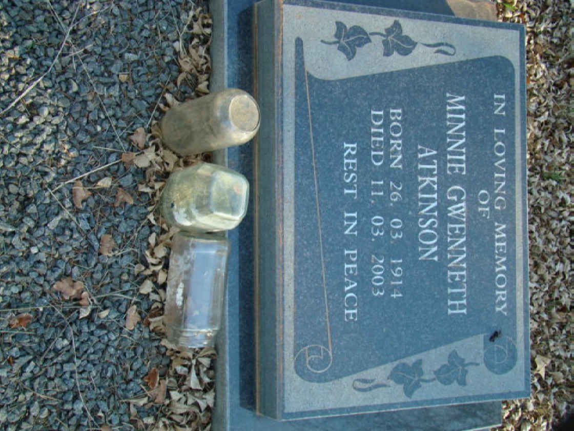 ATKINSON Minnie Gwenneth 1914-2003