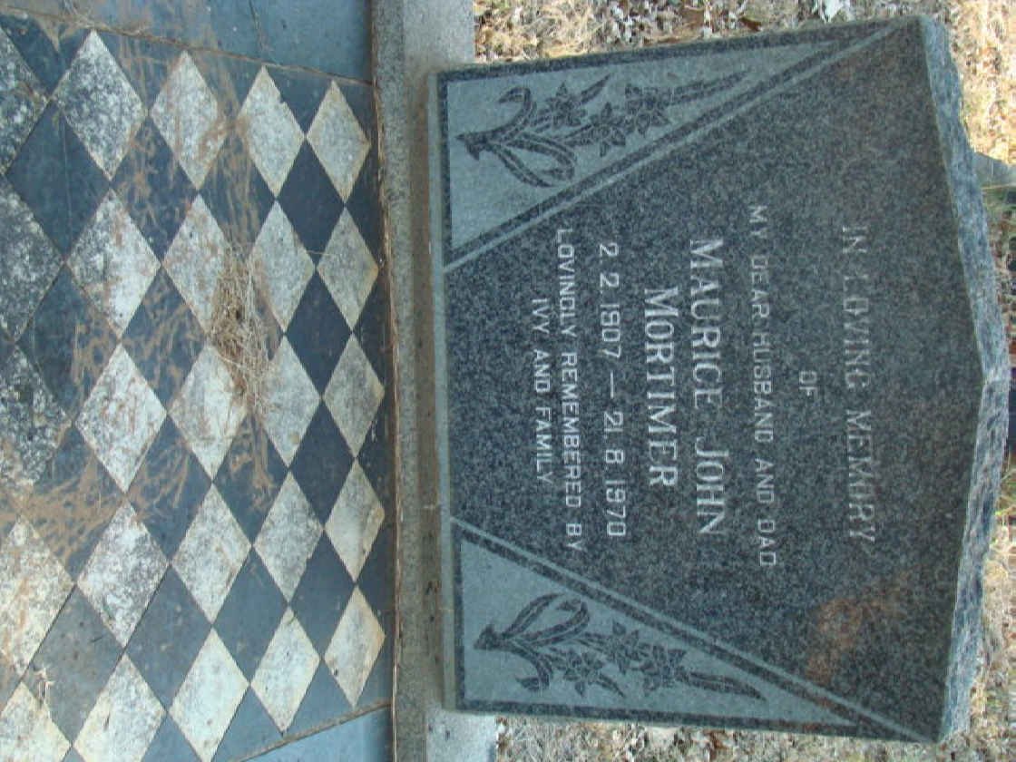 MORTIMER Maurice John 1907-1970