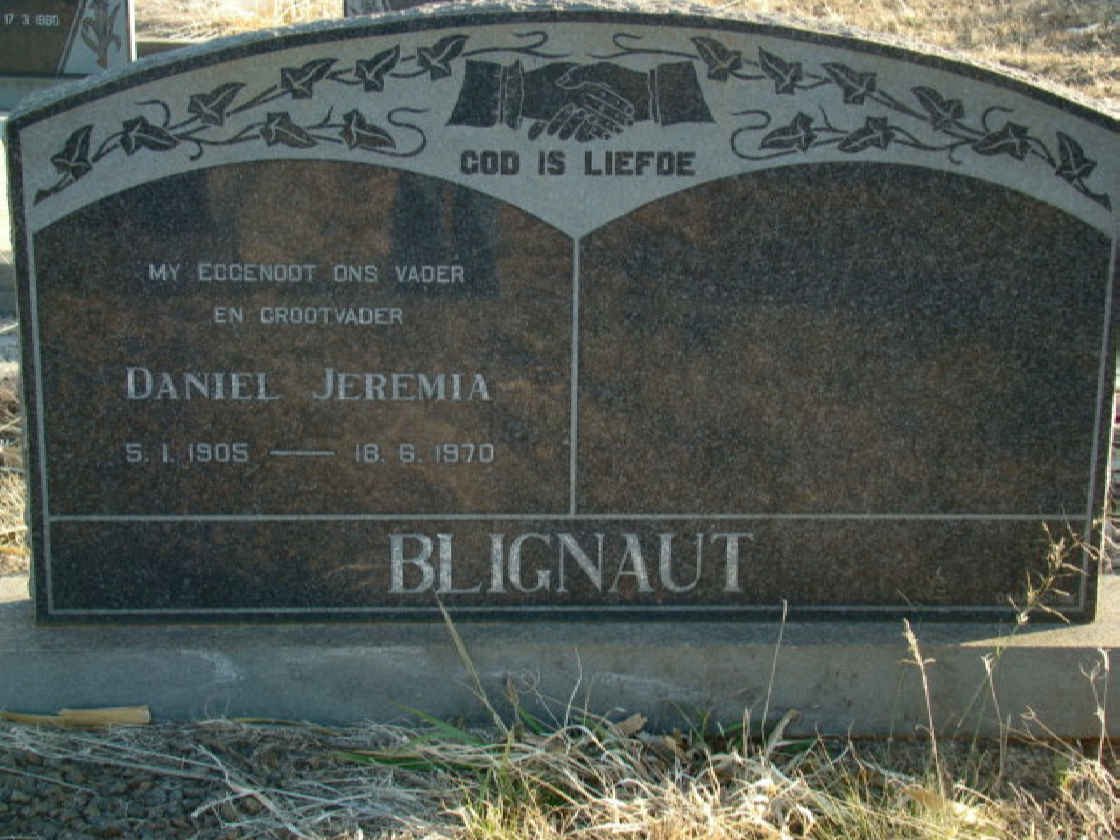 BLIGNAUT Daniel Jeremia 1905-1970