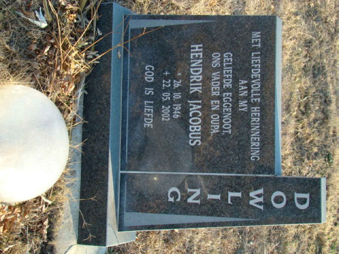 DOWLING Hendrik Jacobus 1946-2002