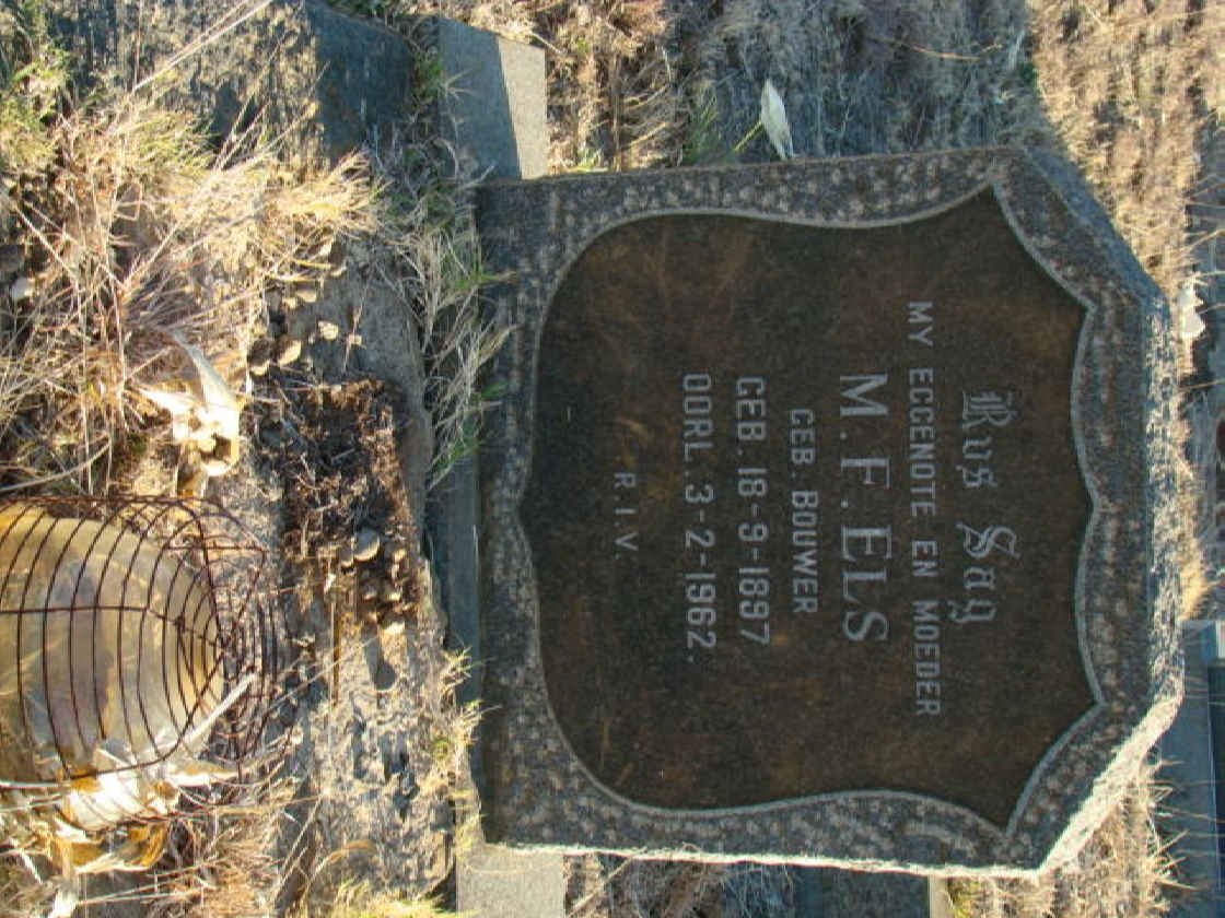 ELS M.F. nee BOUWER 1897-1962