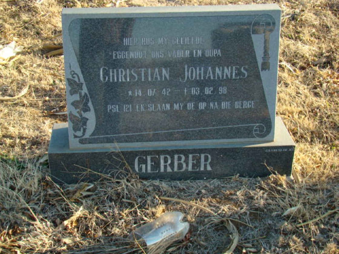 GERBER Christian Johannes 1942-1998
