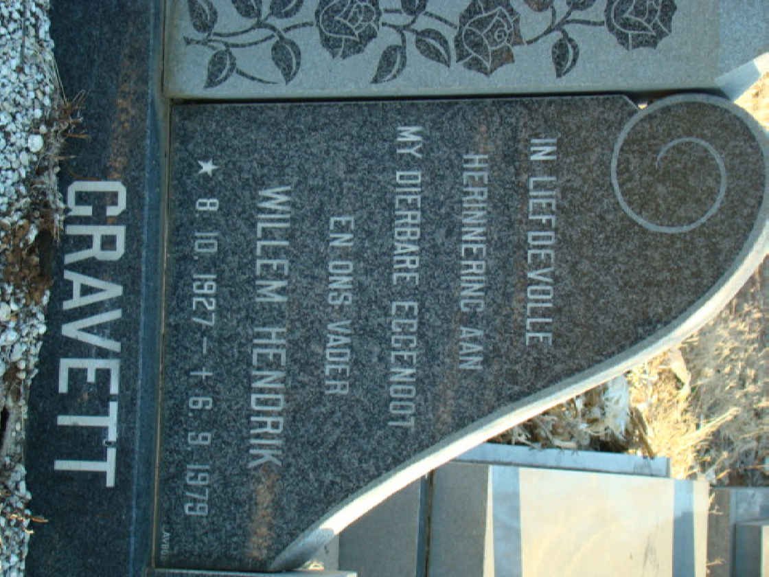 GRAVETT Willem Hendrik 1927-1979