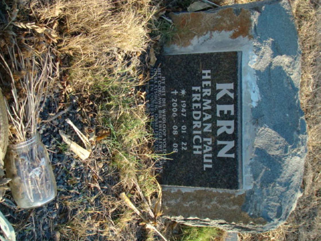 KERN Herman Paul Fredrich 1947-2006