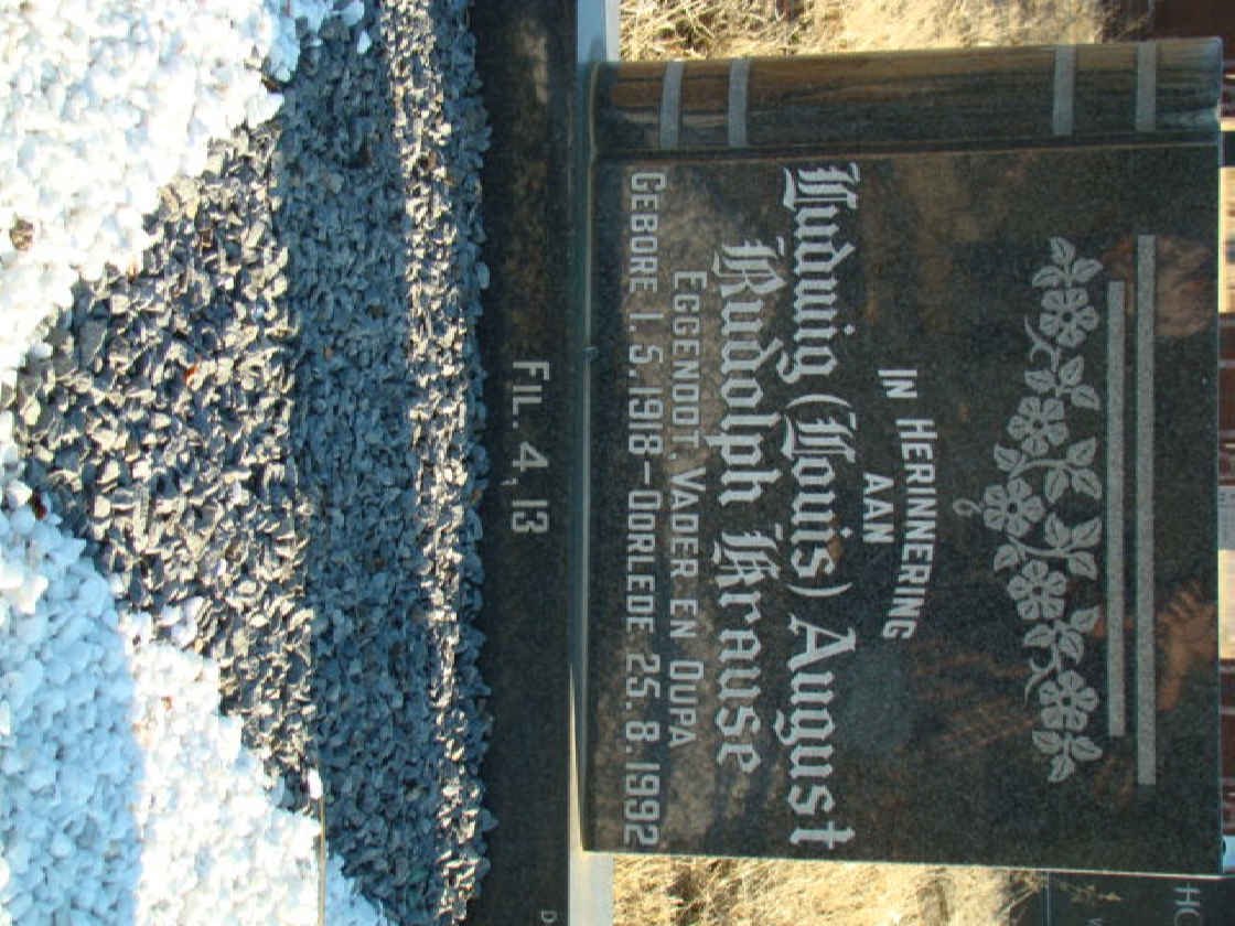 KRAUSE Ludwig August Rudolph 1918-1992