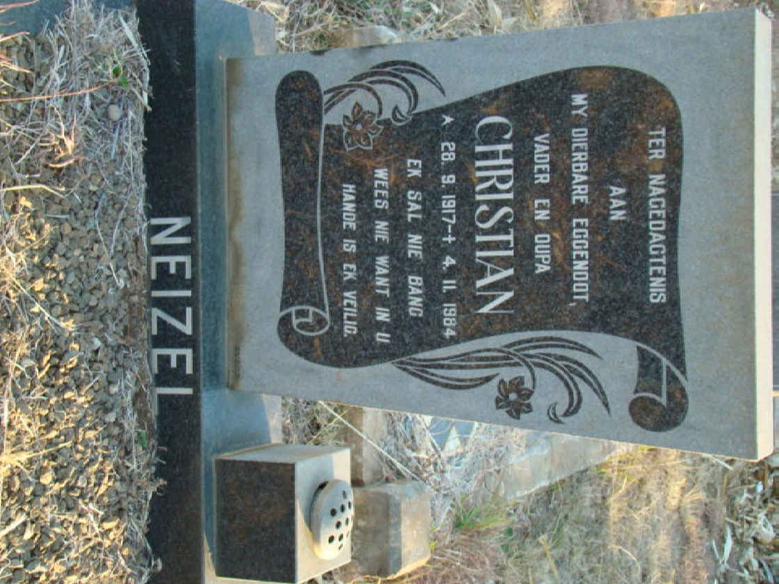 NEIZEL Christian 1917-1984