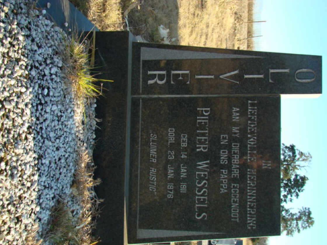 OLIVIER Pieter Wessels 1911-1976