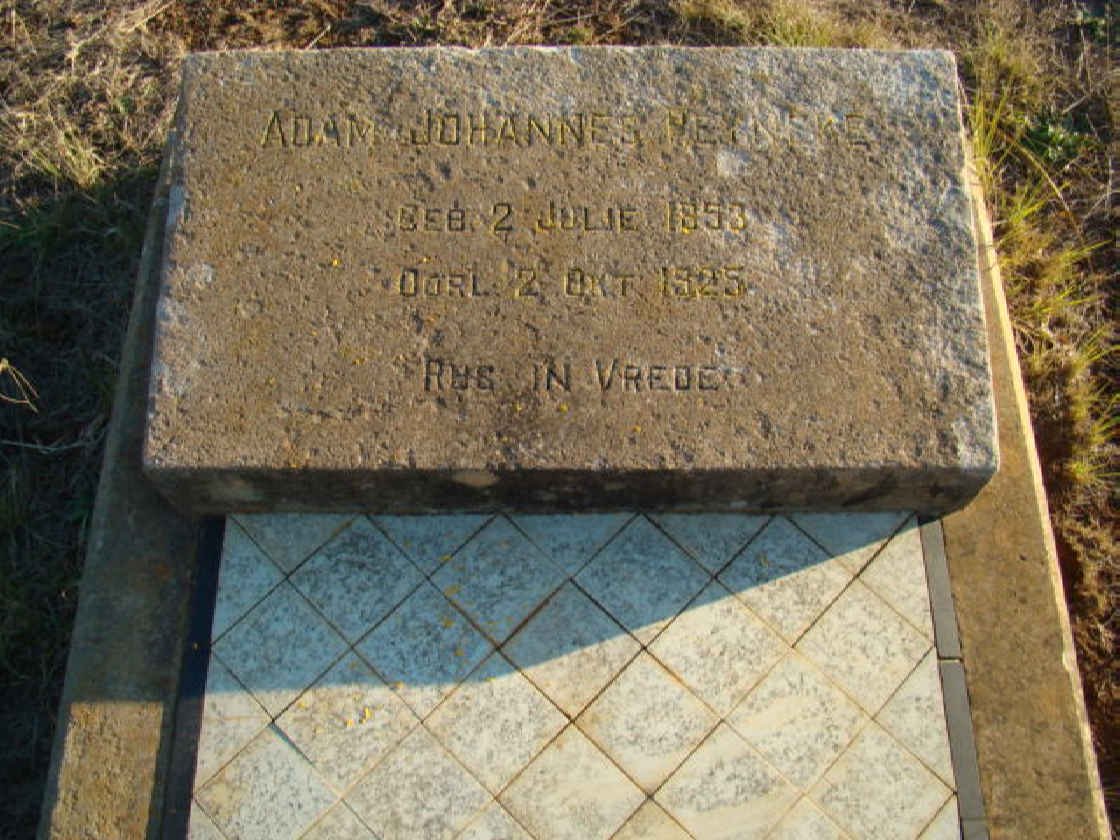 REYNECKE Adam Johannes 1893-1925