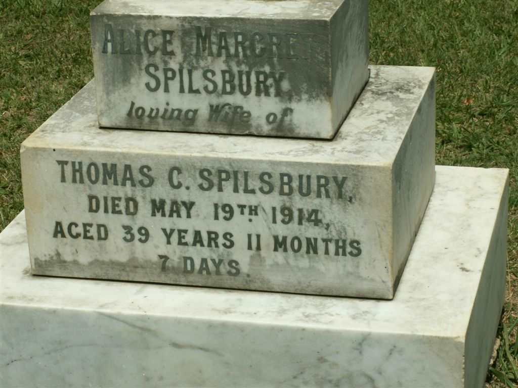 SPILSBURY Alice Margaret  -1914
