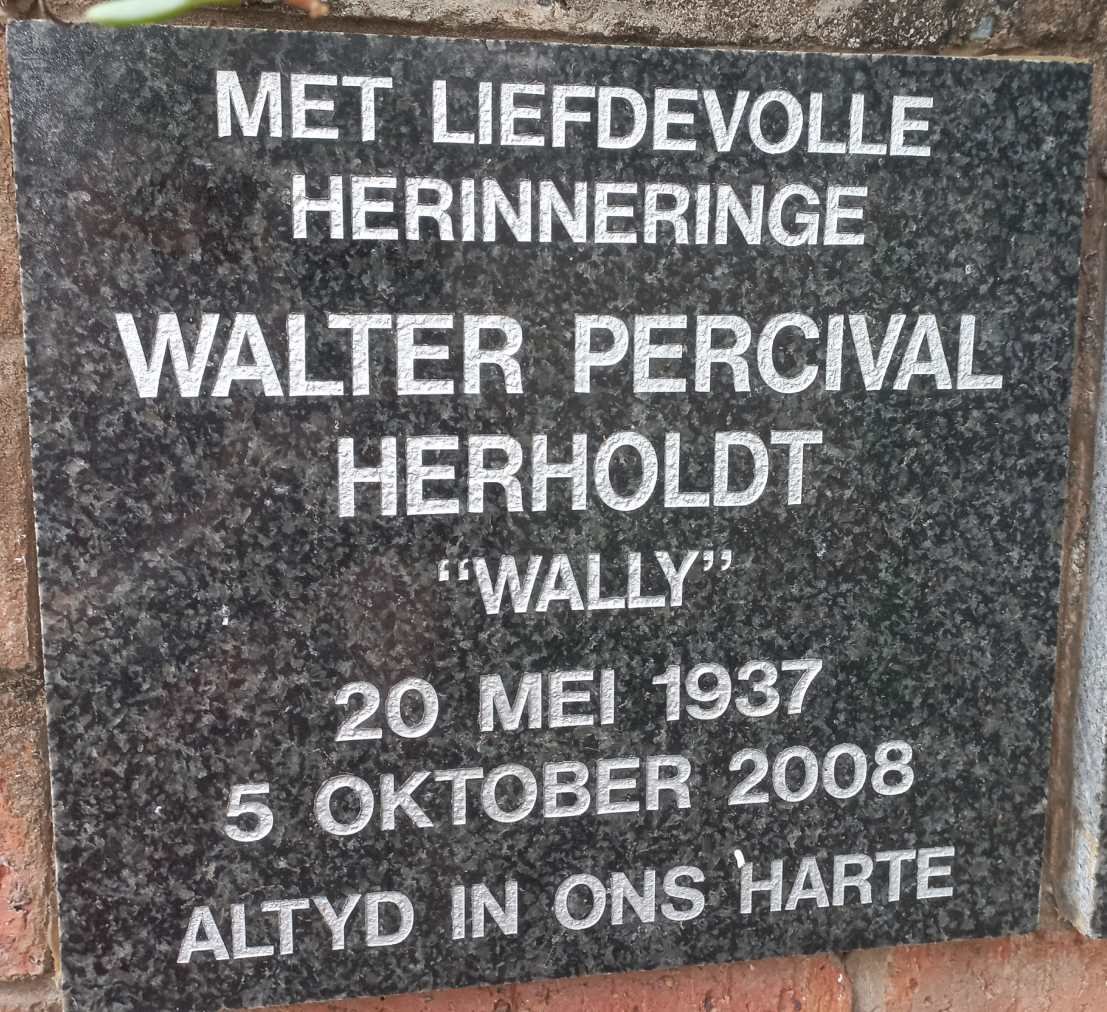 HERHOLDT Walter Percival 1937-2008